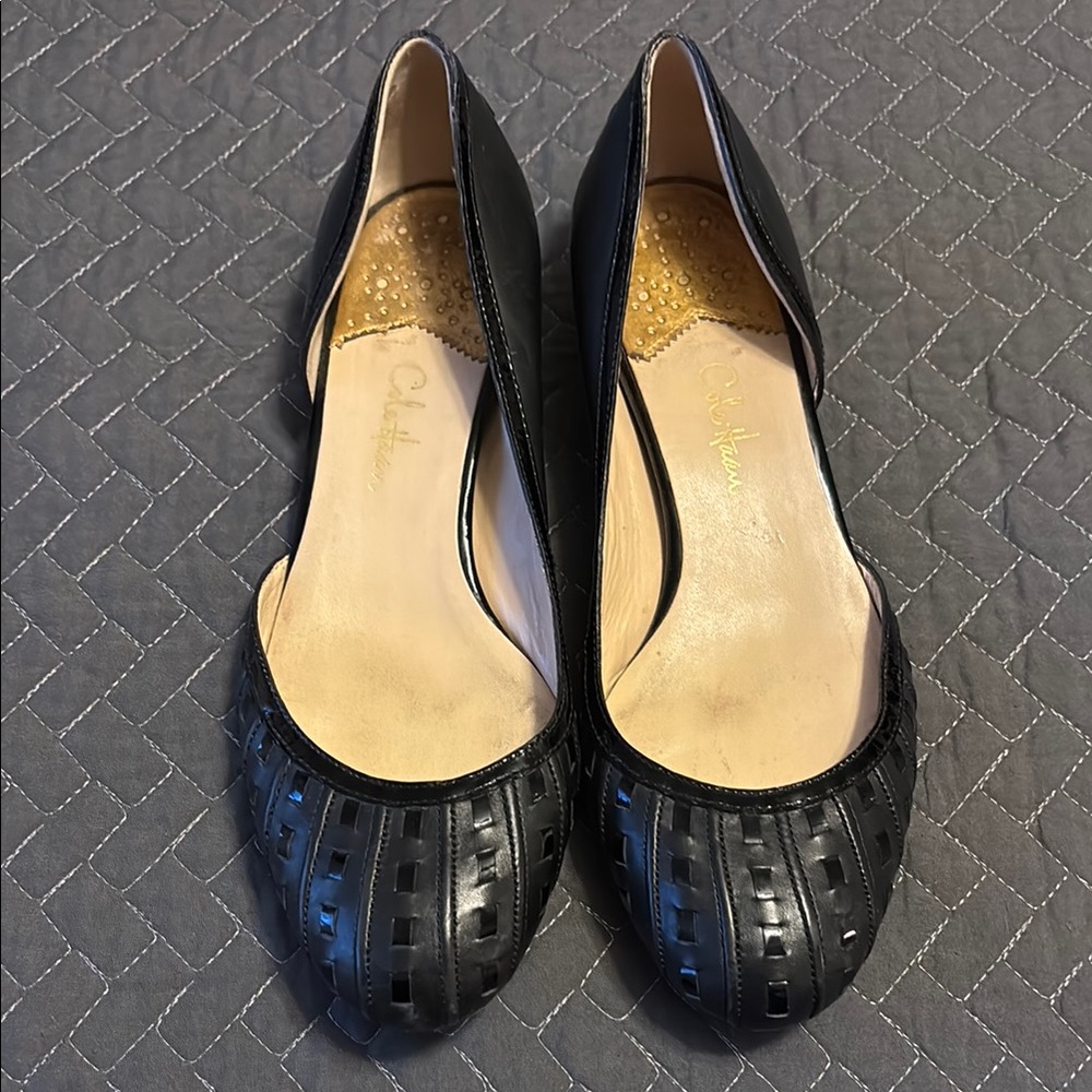 Cole Haan Black Women's Kitten Heels, size 9B